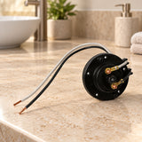 Portacontacto Completo para Ducha Lusso 220 V — fotografía contextual de la pieza suelta