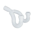 Sifón Blanco Flexible Doble - imagen 1