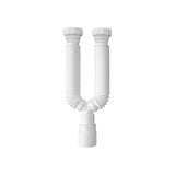 Sifón Blanco Flexible Doble - imagen 2