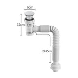 Pack X 2 Desague Push Sifon Universal Valvula Antiretorno - imagen 5