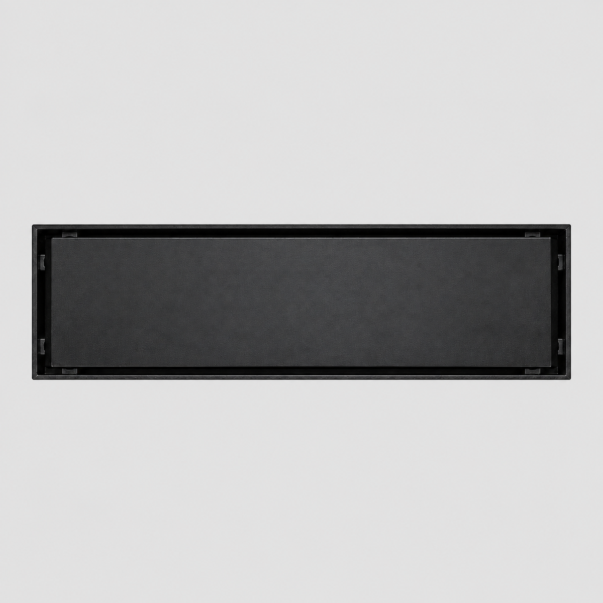 Rejilla Lineal Invisible Negra Para Piso 30 X 10 Cm vista de producto limpia y proporcional