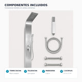 Componentes incluidos con dos acoples hembra en ambos extremos