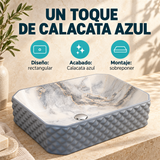 Lavamanos Stella Calacata Azul 50 × 37 cm: caracteristicas.