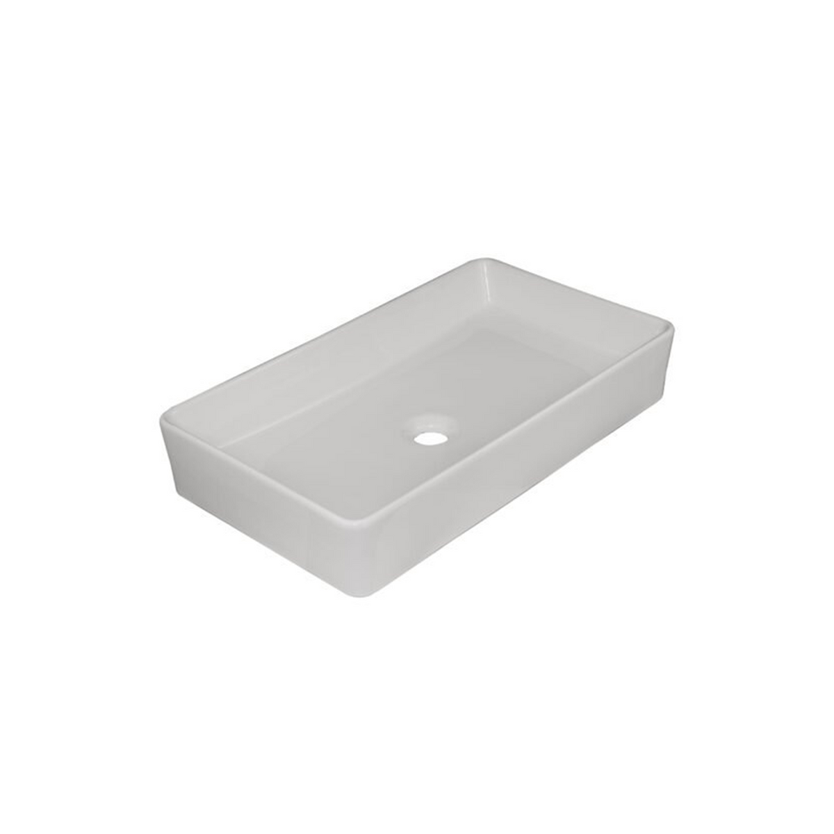 Lavamanos Cubik Blanco Esmaltado 61 × 35 cm: fotografía del producto