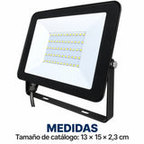 Reflector LED Slim 50 W Luz Fría Para Exterior — dimensiones del producto