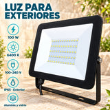 Reflector LED Slim 100 W Luz Fría Para Exterior — características del producto