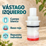 Vástago Izquierdo Para Grifería Con Base Roja — características