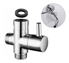 Practico Desviador De Bronce Tipo Registro Ducha Metalico