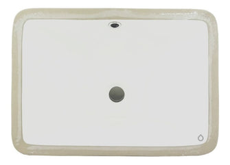 Lavamanos Blanco De Pegar Por Debajo Rectangular 48*36*22 Sm