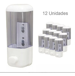 Kit X 12 Dispensador De Jabón Liquido Push, Cierre Hermético