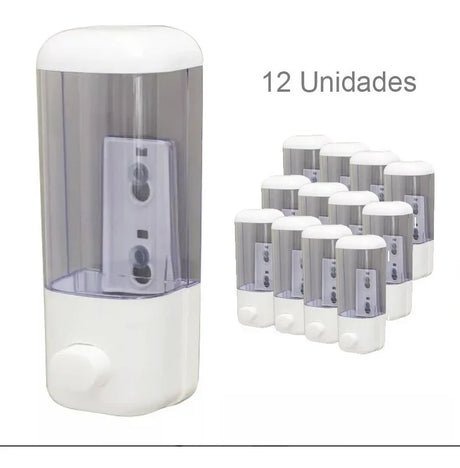 Kit X 12 Dispensador De Jabón Liquido Push, Cierre Hermético