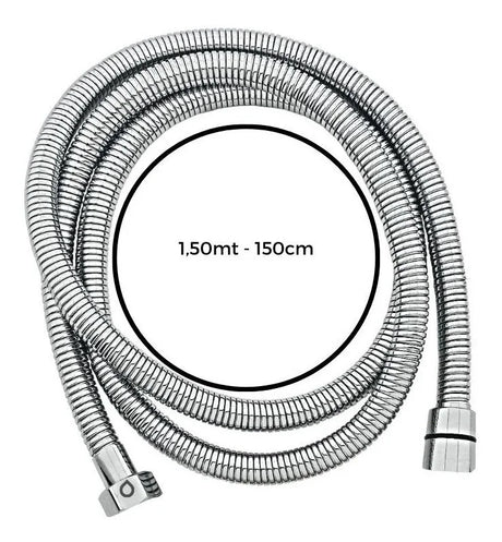 REP MANGUERA FLEXOMETALICA DE TELEDUCHA 150 CM