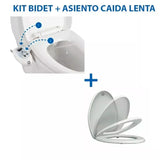 Kit Bidet Automático + Asiento Caida Lenta