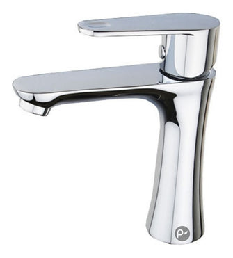 Llave Moderna Lavamanos Manija Punto Diseño Elegante Cromad