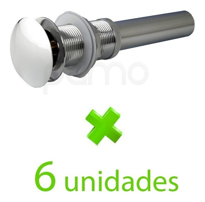 Desagüe Para Lavamanos Tipo Push X 6 Unidades
