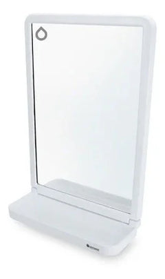 Espejo Rectangular Blanco, Instalación Sin Perforar La Pared