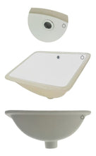 Lavamanos Blanco De Pegar Por Debajo Rectangular 48*36*22 Sm