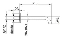 Pico Para Tina O Jacuzzi En Bronce Cromado Linea Premium